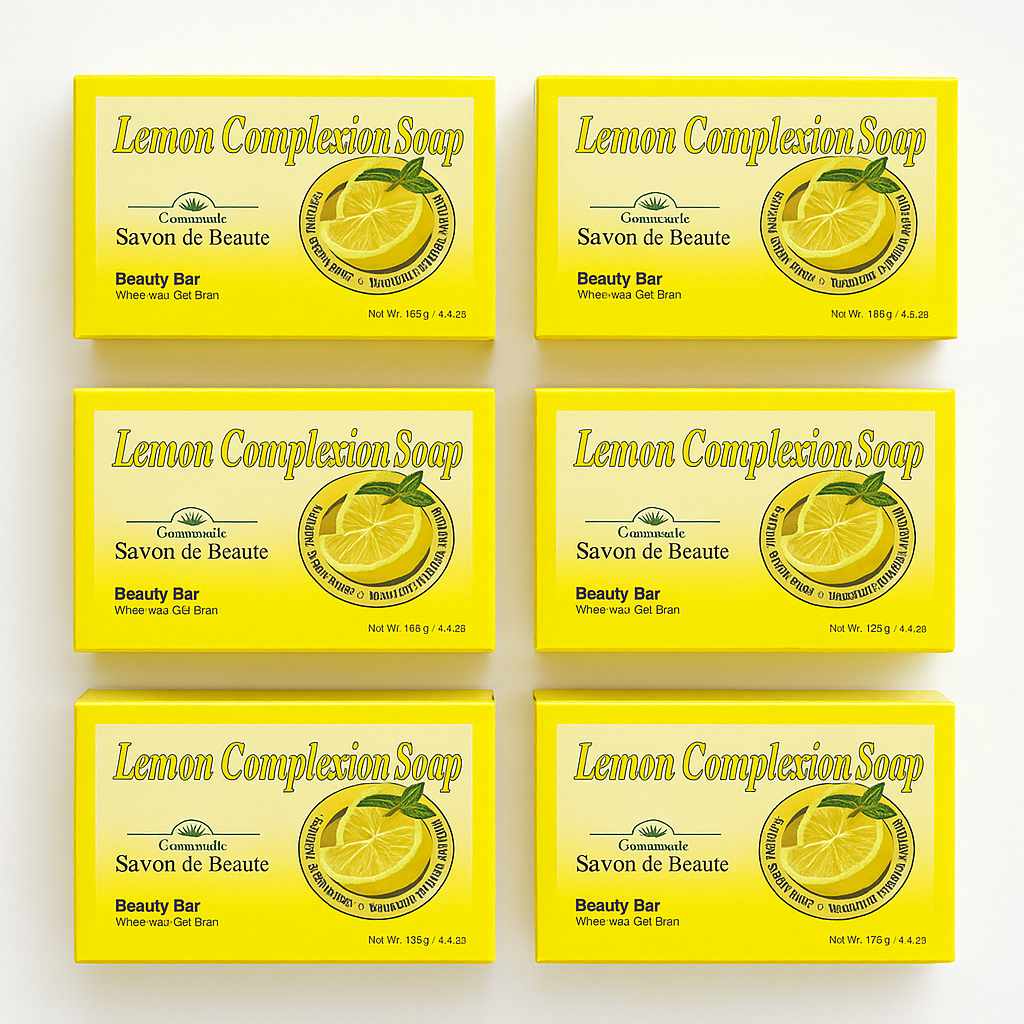Lemon Conplexion Soap (1Pack/6Units)