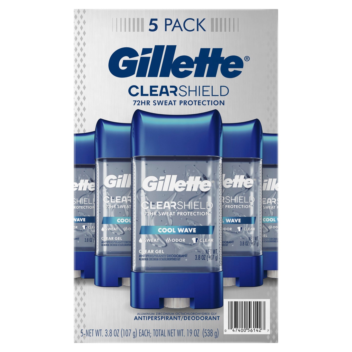 Gillette cool wave (1pack/5units)